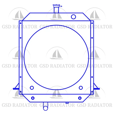Rheiddiadur llwythwr xugong lw300fn